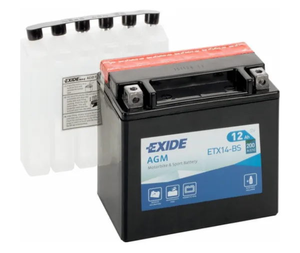 Exide Bike AGM ETX14-BS