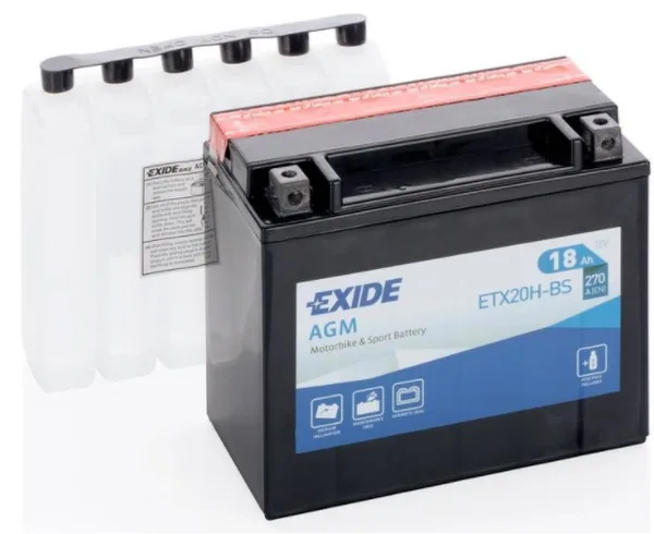 Exide Bike AGM ETX20H-BS