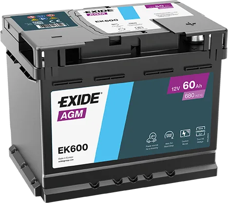 Exide Start-Stop AGM EK600