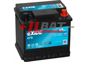 Exide Start-Stop EFB 12V 55Ah 480A  EL550