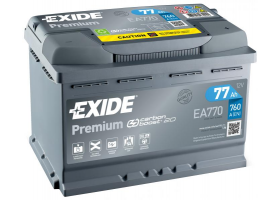 Exide Premium 12V 77Ah 760A EA770