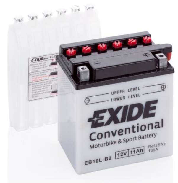 Exide Bike CONVENTIONAL 12V 11Ah EB10L-B2