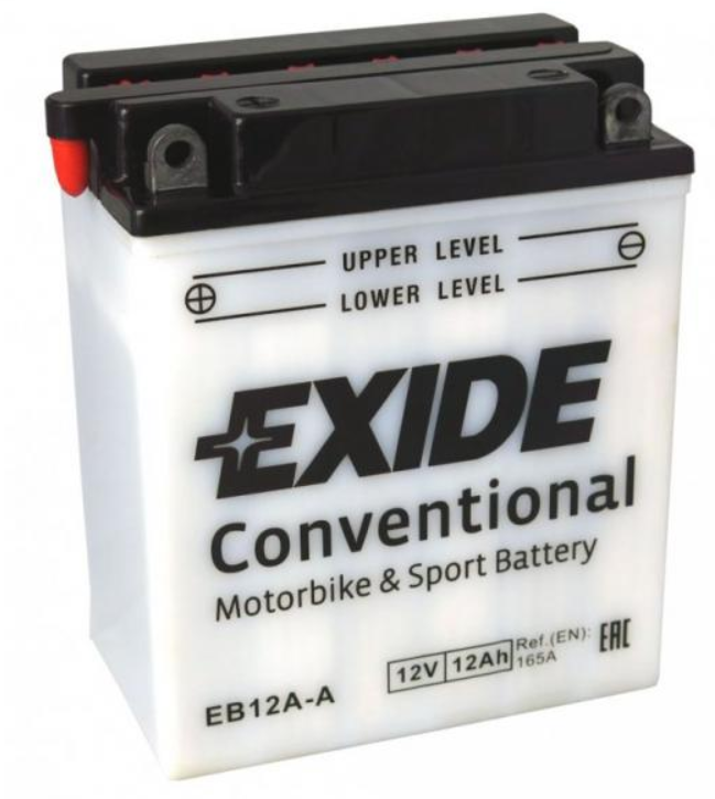 Exide Bike CONVENTIONAL 12V 12Ah EB12A-A