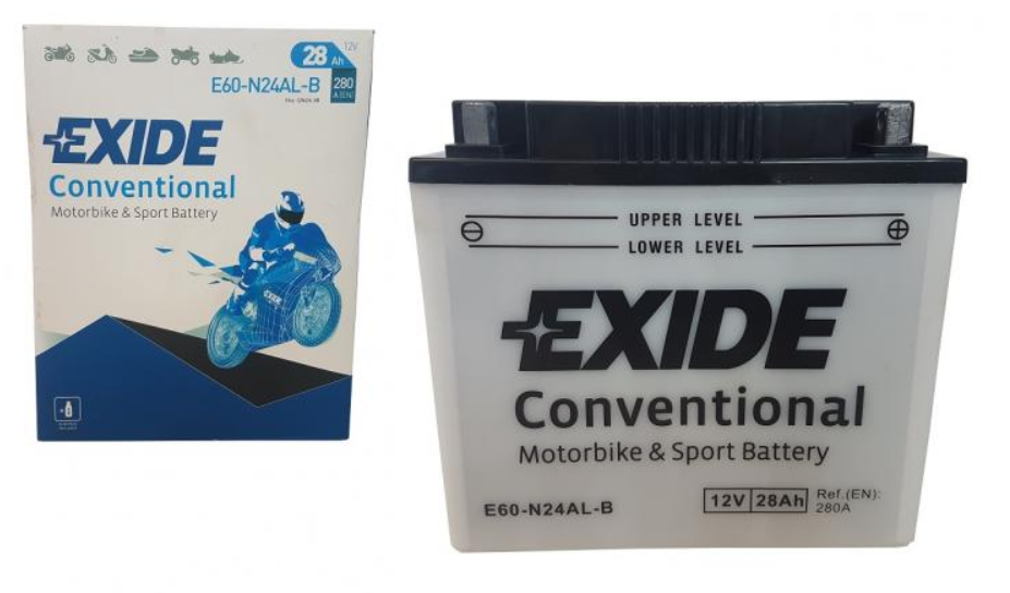Exide Bike CONVENTIONAL 12V 28Ah E60-N24AL-B